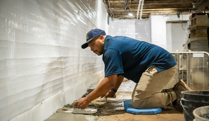 Professional basement waterproofing and foundation repair