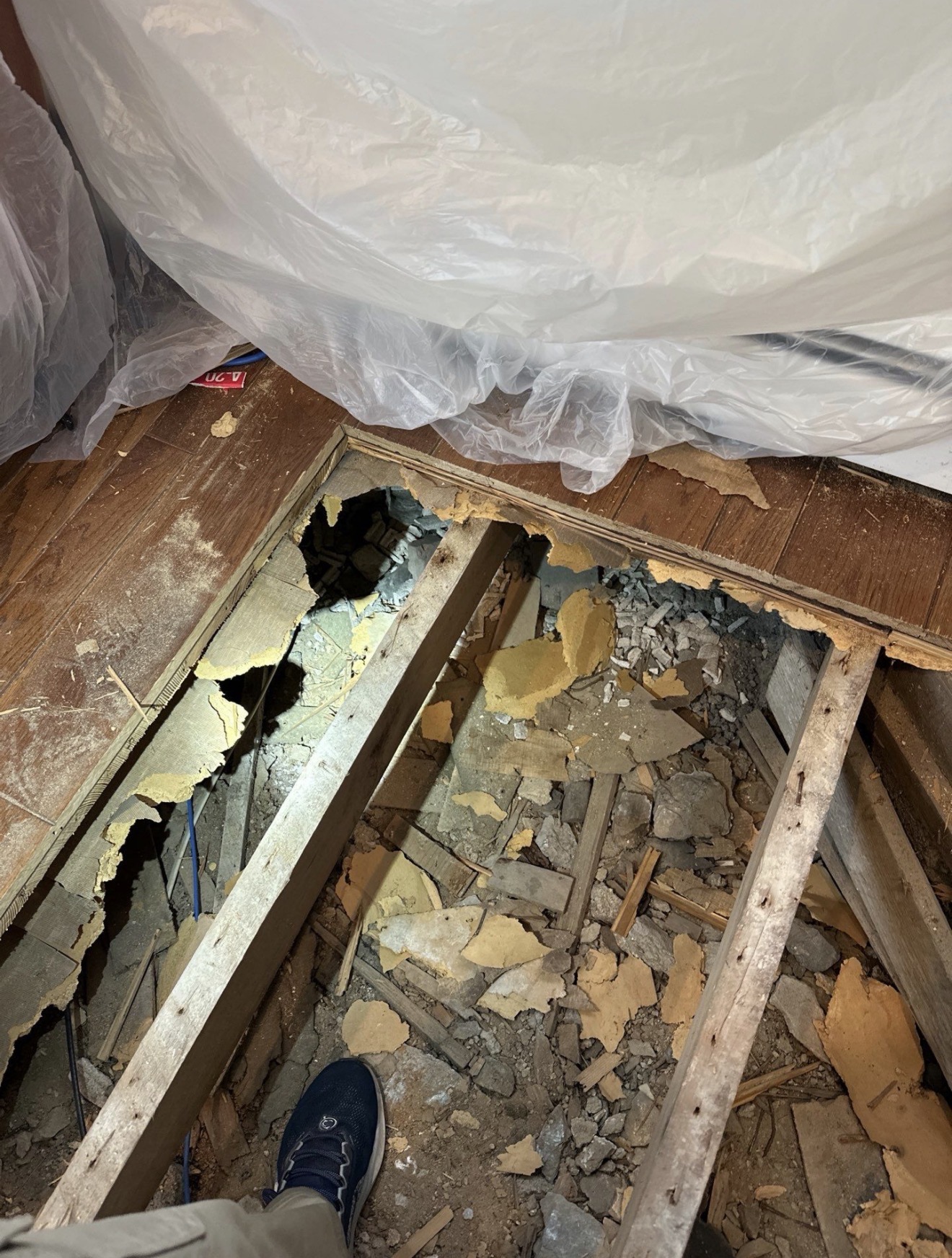 Before dirt crawlspace